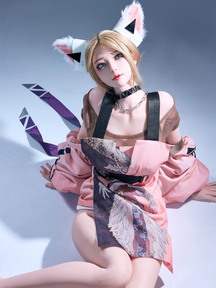 F7648-171cm/5ft6 D Cup Lifelike Sexy Silicone Realistic Sex Doll｜Starpery Doll