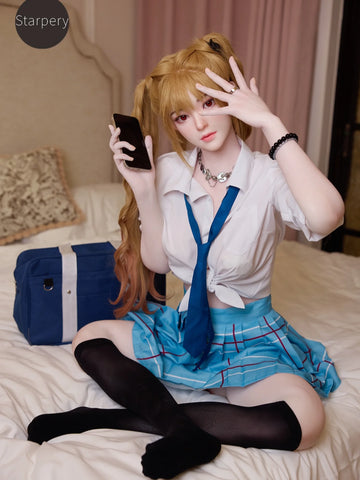 F9120-163cm/5ft3-32.6kg C Cup Asuka  Asian Silicone Anime Japanese Sex Doll | Starpery Doll
