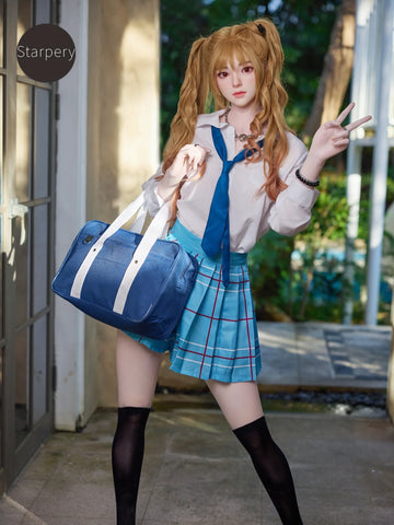 F9120-163cm/5ft3-32.6kg C Cup Asuka  Asian Silicone Anime Japanese Sex Doll | Starpery Doll