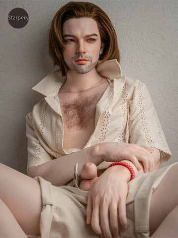 F9271-180cm/5ft11 41.5kg Weight Loss Silicone full body male sex doll | Starpery Doll