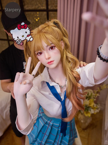 F9120-163cm/5ft3-32.6kg C Cup Asuka  Asian Silicone Anime Japanese Sex Doll | Starpery Doll