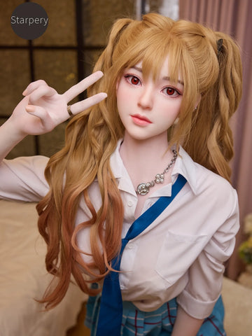 F9120-163cm/5ft3-32.6kg C Cup Asuka  Asian Silicone Anime Japanese Sex Doll | Starpery Doll