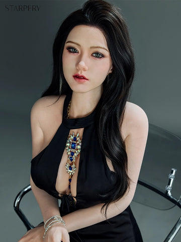 F7711-171cm/5ft6-33kg D Cup Sexy Silicone Most Realistic Sex Doll Jin with weight reduction 4.2｜Starpery Doll