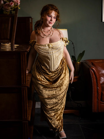 F5680k-161cm/5ft3(52.5kg) H Cup Best Fat Big Ass Breasts life size BBW Silicone Super Fat Big Belly Sex Doll【IN Stock US】| Starpery Doll