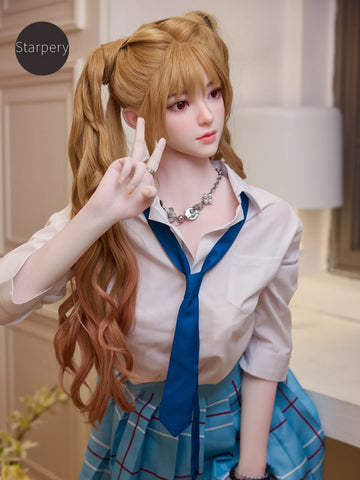 F9120-163cm/5ft3-32.6kg C Cup Asuka  Asian Silicone Anime Japanese Sex Doll | Starpery Doll