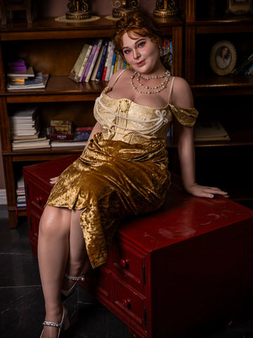 F5680k-161cm/5ft3(52.5kg) H Cup Best Fat Big Ass Breasts life size BBW Silicone Super Fat Big Belly Sex Doll【IN Stock US】| Starpery Doll