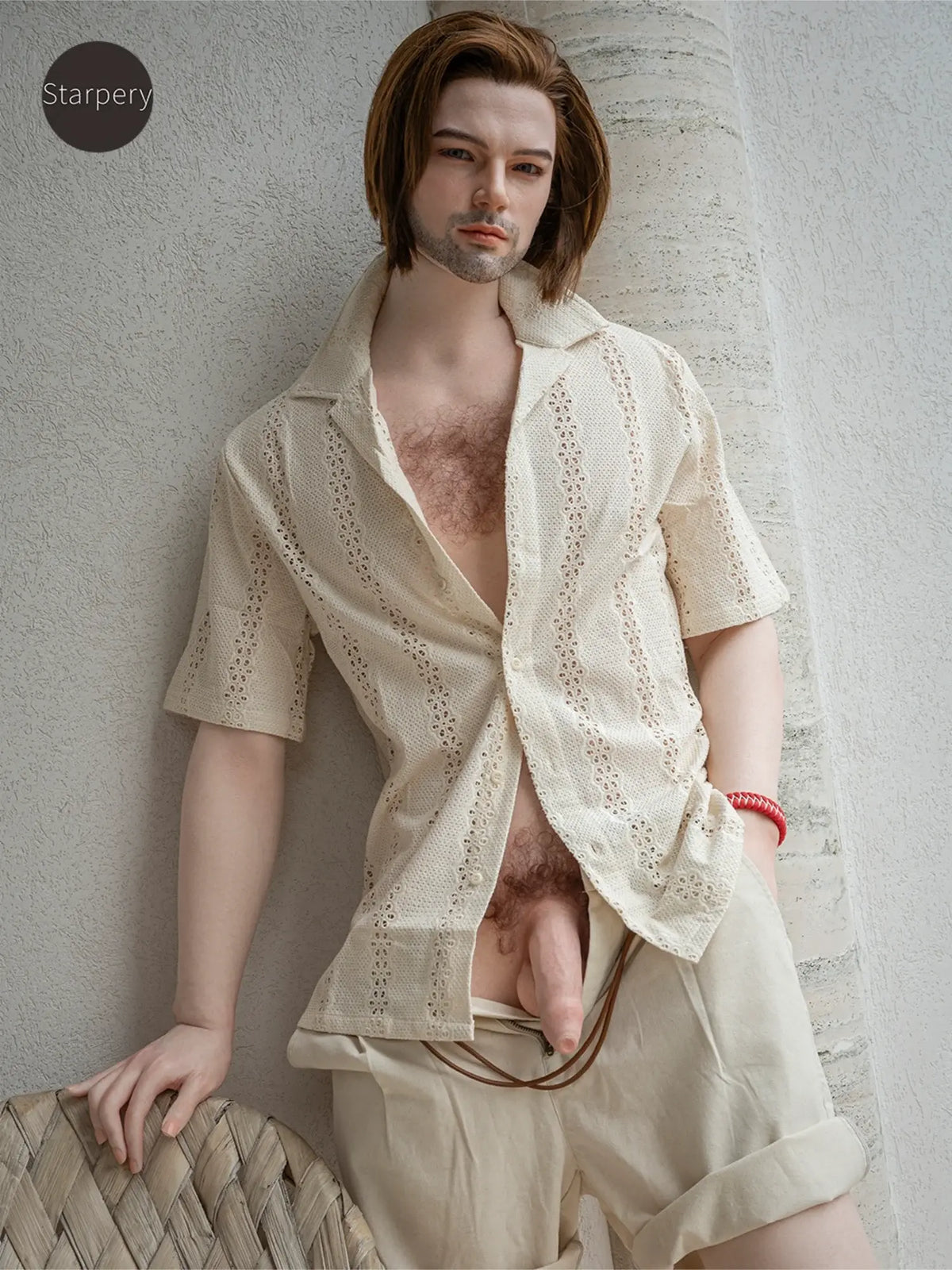 F9271-180cm/5ft11 41.5kg Weight Loss Silicone full body male sex doll | Starpery Doll