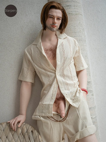 F9271-180cm/5ft11 41.5kg Weight Loss Silicone full body male sex doll | Starpery Doll