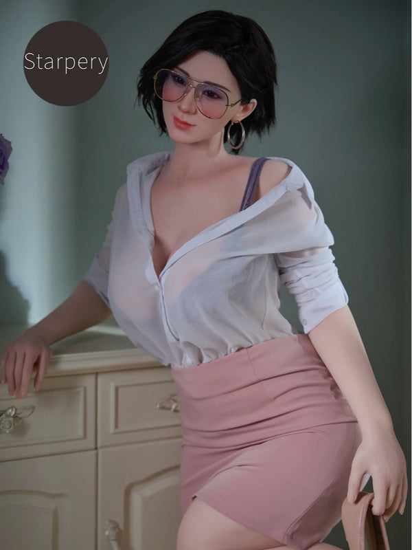 F9145-165cm/5ft5 G Cup Realistic Silicone Milf Full Body Sex Dolls | Starpery Doll