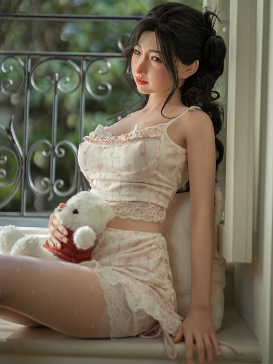 F5163-159cm/5ft2 Silicone Sex Doll Yufan E Cup Petite Asian Beauty with Black Hair｜Starpery Doll
