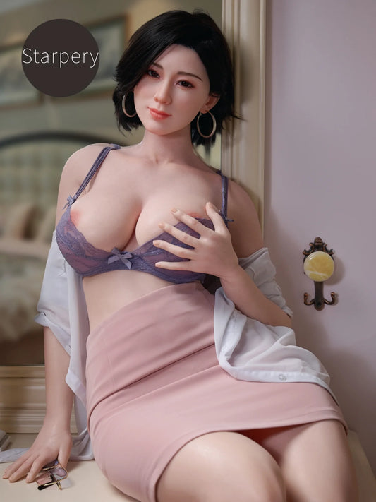 F9145-165cm/5ft5 G Cup Realistic Silicone Milf Full Body Sex Dolls | Starpery Doll