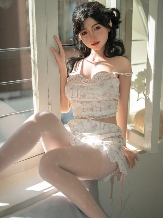 F5163-159cm/5ft2 Silicone Sex Doll Yufan E Cup Petite Asian Beauty with Black Hair｜Starpery Doll