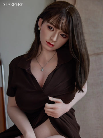 F7718-154cm/5ft1/33kg E Cup Sexy Silicone Most Realistic Sex Doll Yuan with weight reduction 4.2｜Starpery Doll