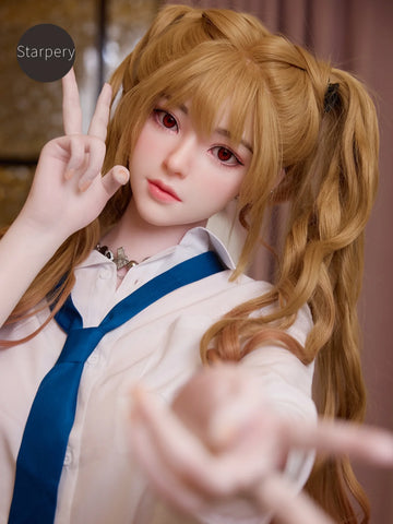 F9120-163cm/5ft3-32.6kg C Cup Asuka  Asian Silicone Anime Japanese Sex Doll | Starpery Doll
