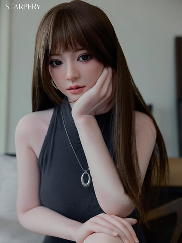 F7714-171cm/5ft6-33kg D Cup Sexy Silicone Most Realistic Sex Doll Snow with weight reduction 4.2｜Starpery Doll