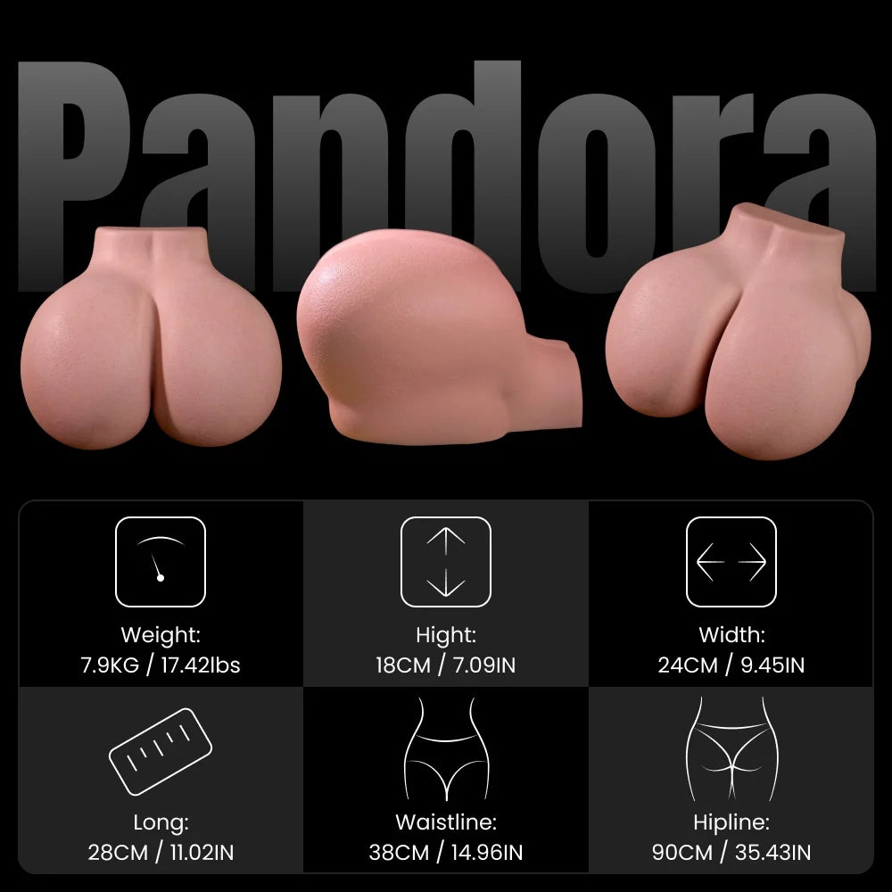 A316-17.4lbs Silicone Big Ass BBW Sex Doll Thick Torso【IN Stock US】 | MRL