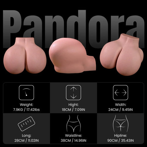 A316-17.4lbs Silicone Big Ass BBW Sex Doll Thick Torso【IN Stock US】 | MRL