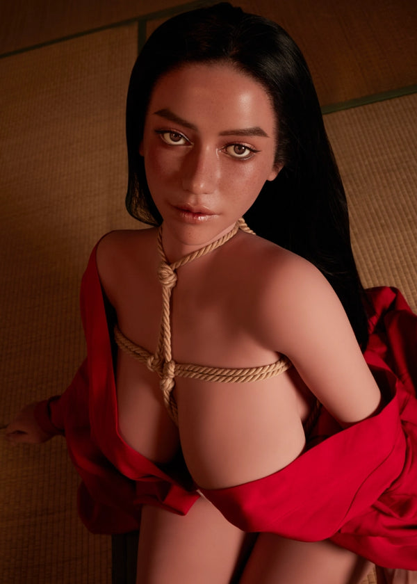 F8153k-154cm(5ft1)-32.4kg E Cup Latina Silicone Head Chubby BBW Sex DollใIN Stock USใ |Climax Doll Pro