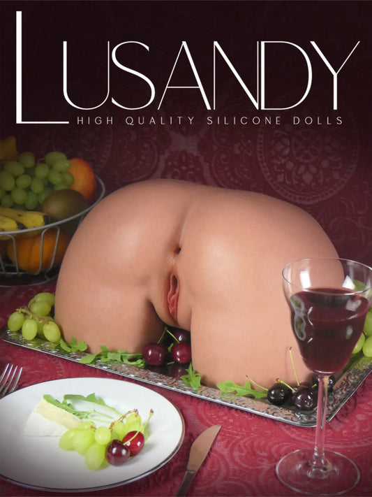 A260-(22lb) Silicone Butt Sexy and Gel Big Ass Sex Doll Torso - Lusandy