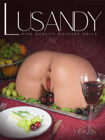 A260-(22lb) Silicone Butt Sexy and Gel Big Ass Sex Doll Torso - Lusandy