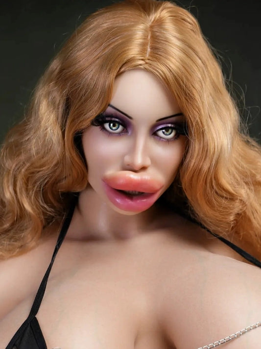 H658 Thick Big Lips Silicone ROS Sex Doll Head 丨Doll Castle Head