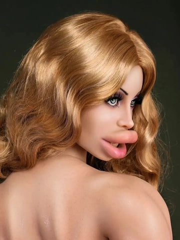 H658 Thick Big Lips Silicone ROS Sex Doll Head 丨Doll Castle Head