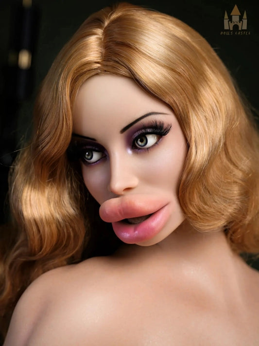 H659 Thick Big Lips Silicone Sex Doll Head 丨Doll Castle Head