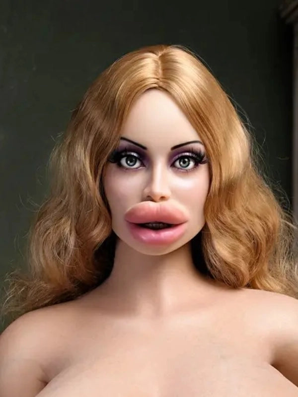 H659 Thick Big Lips Silicone Sex Doll Head 丨Doll Castle Head