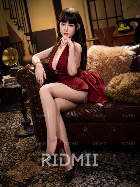 F7674-163cm/31kg Silicone Head Full Size Adult AI Sex Doll Hain | Ridmii