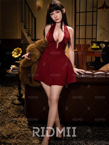 F7674-163cm/31kg Silicone Head Full Size Adult AI Sex Doll Hain | Ridmii