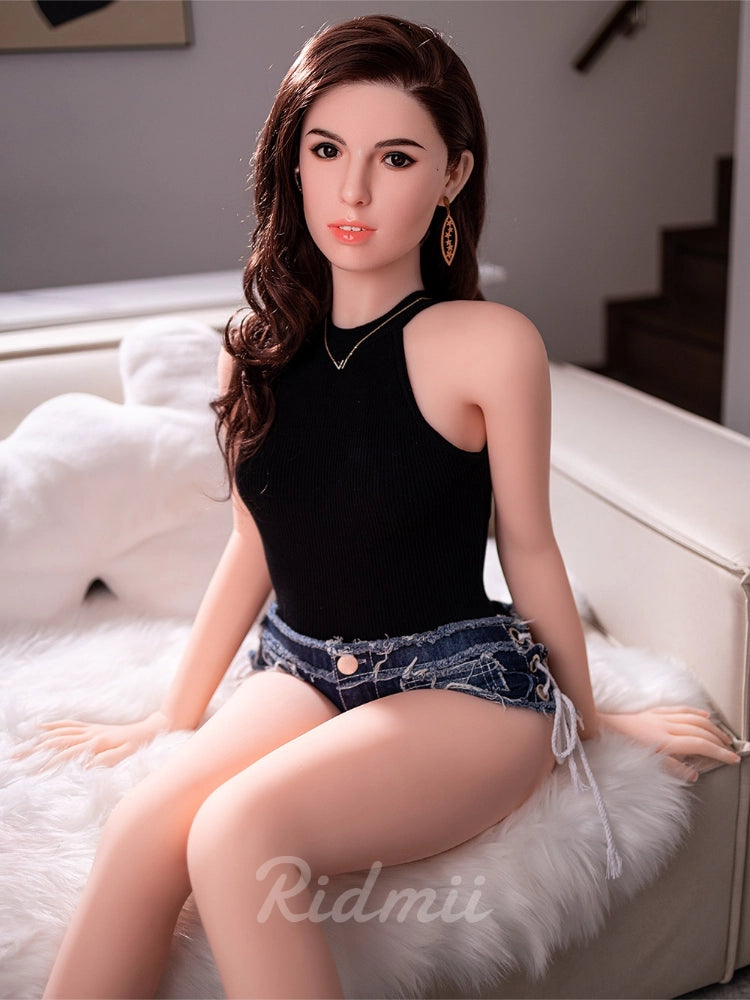 F7560-159cm/34kg Silicone Head TPE Body Full Size Adult Sex Doll Dione | Ridmii