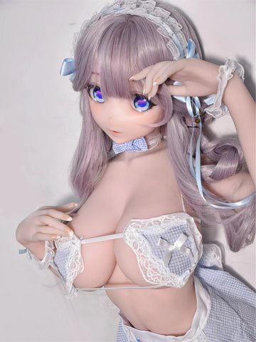 F9243-150cm/5ft-27.5kg Silicone Head Anime full size sex dolls| Elsa Babe