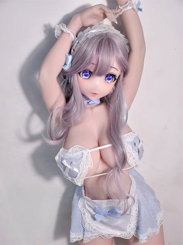 F9243-150cm/5ft-27.5kg Silicone Head Anime full size sex dolls| Elsa Babe