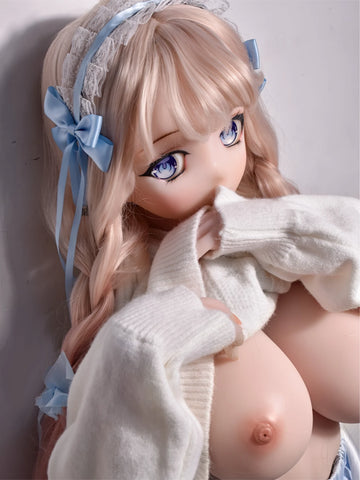 F9218-150cm/5ft-27.5kg Anime Hentai Silicone Full Body Sex Doll | Elsa Babe