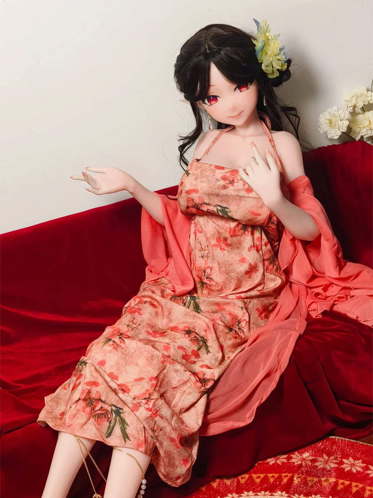 F9272-150cm/5ft-27.5kg Silicone Head Anime female sex dolls | Elsa Babe