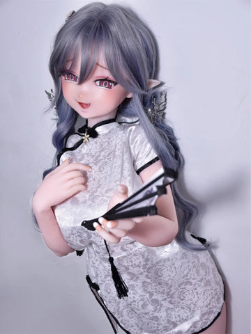 F9312-150cm/5ft-27.5kg hentai Mini Anime sex doll with Silicone Head | Elsa Babe