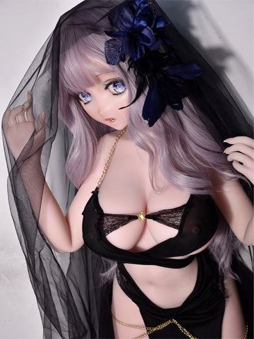 F7655-150cm/5ft-27.5kg Anime Hentai Silicone Head Life Sized Sex dolls | Elsa Babe