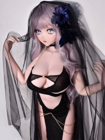 F7655-150cm/5ft-27.5kg Anime Hentai Silicone Head Life Sized Sex dolls | Elsa Babe