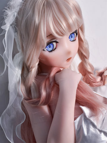 F9276-150cm/5ft-27.5kg Silicone Head Anime naked doll | Elsa Babe