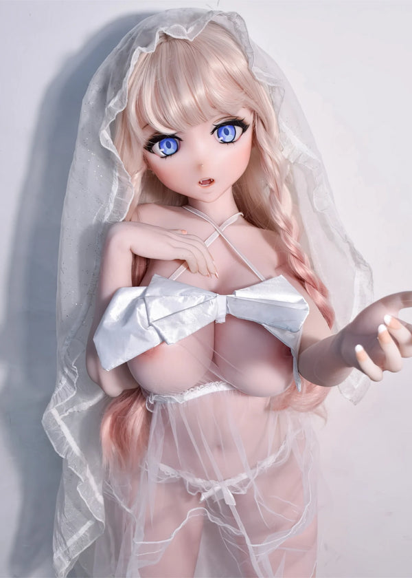 F9276-150cm/5ft-27.5kg Silicone Head Anime naked doll | Elsa Babe