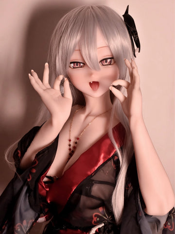 F5488-150cm/5ft-27.5kg Silicone Anime Hentai Sex Dolls | Elsa Babe