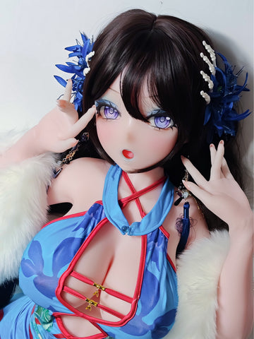 F9303-150cm/5ft-27.5kg Silicone Head Anime sex doll tiny | Elsa Babe