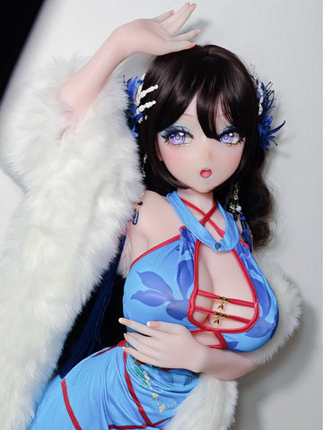 F9303-150cm/5ft-27.5kg Silicone Head Anime sex doll tiny | Elsa Babe