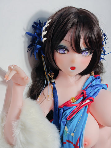 F9303-150cm/5ft-27.5kg Silicone Head Anime sex doll tiny | Elsa Babe