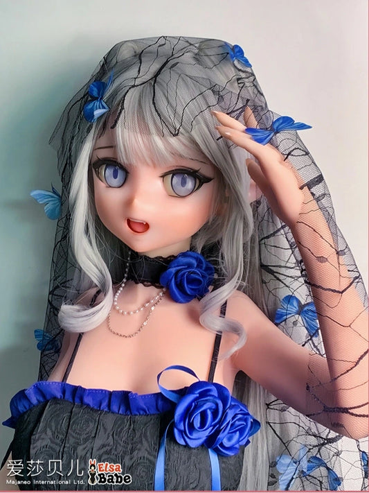F8019-150cm/5ft-27.5kg Silicone  Anime Hentai Sex Doll | Elsa Babe