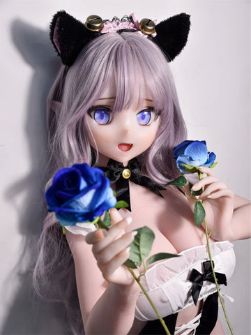 F9277-150cm/5ft-27.5kg Silicone Head Anime naked sex doll | Elsa Babe