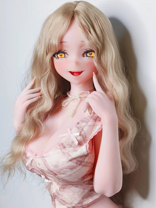 F7656-150cm/5ft-27.5kg Anime Hentai Silicone Head Life Sized Sex dolls | Elsa Babe