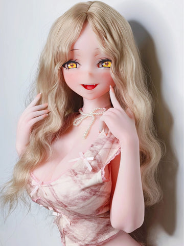 F7656-150cm/5ft-27.5kg Anime Hentai Silicone Head Life Sized Sex dolls | Elsa Babe