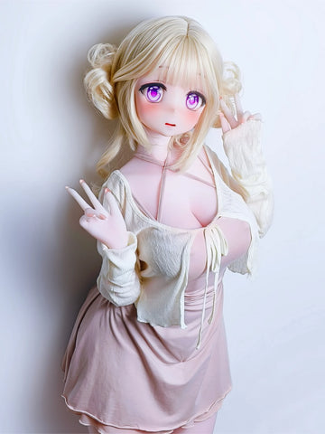 F9440-151cm/4ft11-29kg Anime Silicone Asian Doll Naked | Elsa Babe