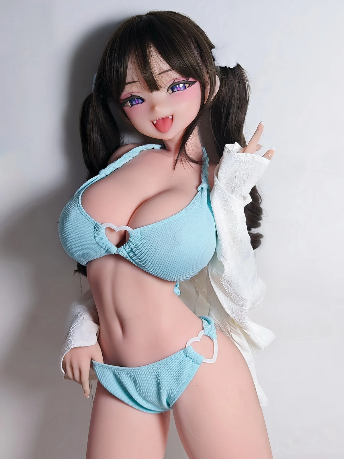 F9108-150cm/5ft-27.5kg  Silicone Anime Waifu Sex Doll | Elsa Babe